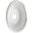 thumbnail image 4 of Ekena Millwork 22"OD x 3 1/2"ID x 1"P Berkshire Thermoformed PVC Ceiling Medallion (Fits Canopies up to 10 1/8"), Bright Coat Copper, 4 of 10