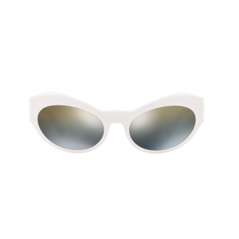 versace cat eye sunglasses white color VERSACE | 4450 314/87 | MEDUSA RUNWAY CAT-EYE SUNGLASSES  main image 3