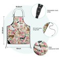 thumbnail image 7 of Chihuahua Dog and Flower Kids Aprons for Girls and Boys,Adjustable Neck Strap Toddler Aprons for Kids Cooking Baking, 7 of 7
