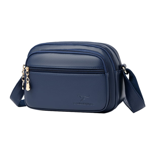 Bolso de viaje para mujer Bolso bandolera de PU informal Bolso cuadrado pequeño elegante (Azul) Ehuebsd Para Estrenar