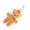 Orange, variant on Yammee Plush Polices Bear Keychain Pendant Policeman Bear Keychain Collectible Plush Bear Pendant Decorative Bag Decoration
