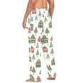 thumbnail image 3 of FORMRS Mens Pajama Pants with Pockets Sleepwear Lounge Bottoms Sizes S-2XL, Green Christmas House, 3 of 7