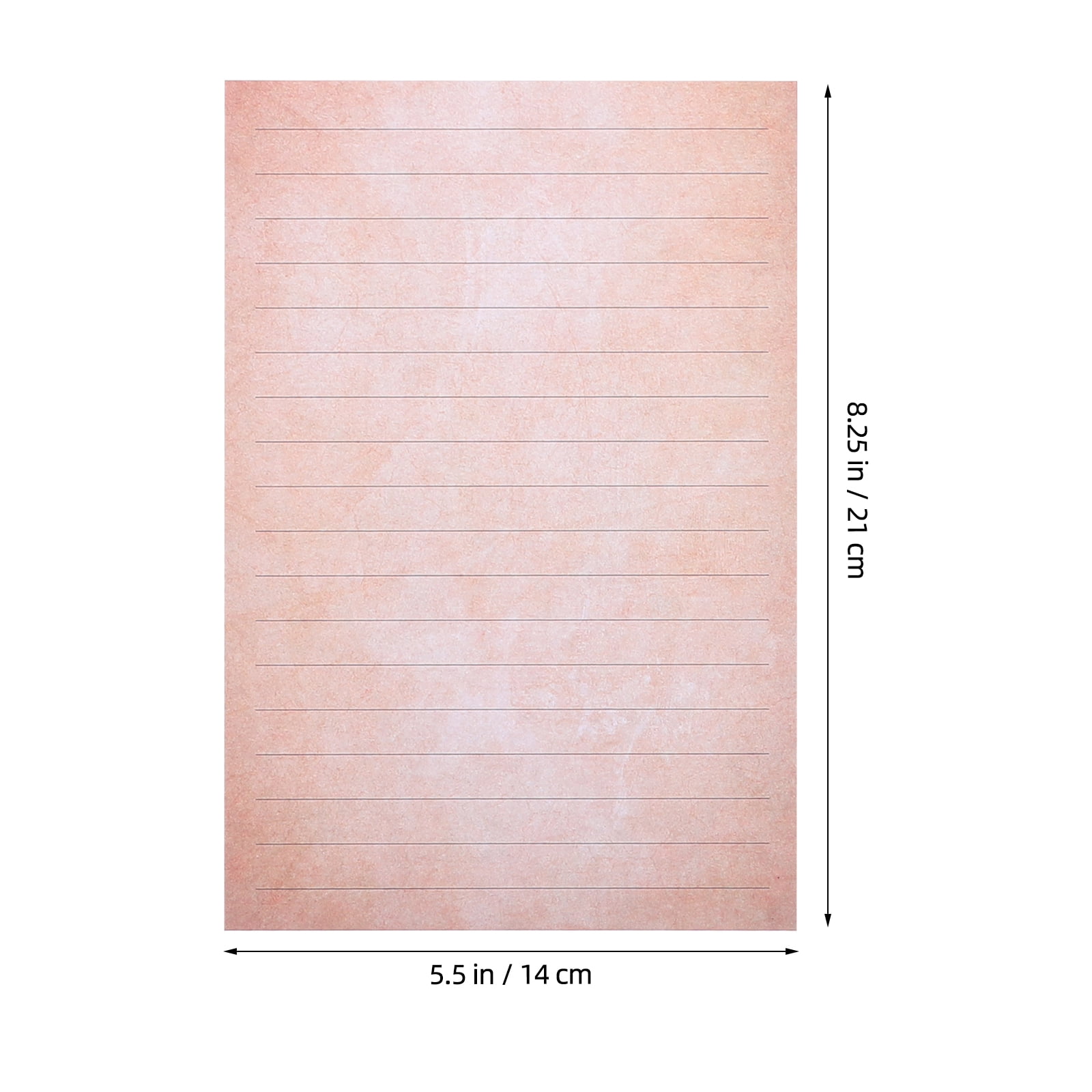 DEEPCRAFF 1Set Vintage Letter Paper with Envelope Set Lined Writing Stationery Paper for Elegant Correspondence