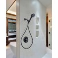 thumbnail image 3 of Wowow Single Handle 7-Spray Wall Mount Shower Faucet 1.8 GPM with Adjustable Head in Oil Rubbed Bronze (Valve Included), 3 of 9