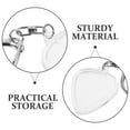 thumbnail image 3 of CRILSTYLEO Clear Guitar Pick Holder Wood Case with Keychain for Performance and Practice, 3 of 8