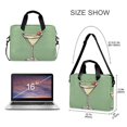 thumbnail image 3 of FORMRS 16" Laptop Bag Carrying Sleeve Case with Handle Travel Shoulder Briefcase, Lemon Juice, 3 of 8