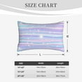 thumbnail image 6 of Naloa Striped Gradient Pillowcase, Throw Pillowcase, Wrinkle-Free, Stain-Resistant with Hidden Zipper for Bedroom Sofa - 14"x20", 6 of 9
