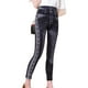 thumbnail image 2 of Qarigey Leggings deportivos, pantalones femeninos, ropa multiusos, ropa de gimnasio, ropa de Fitness de diseño elegante a la moda Prendas para la parte inferior del cuerpo Negro XXXL, 2 of 6