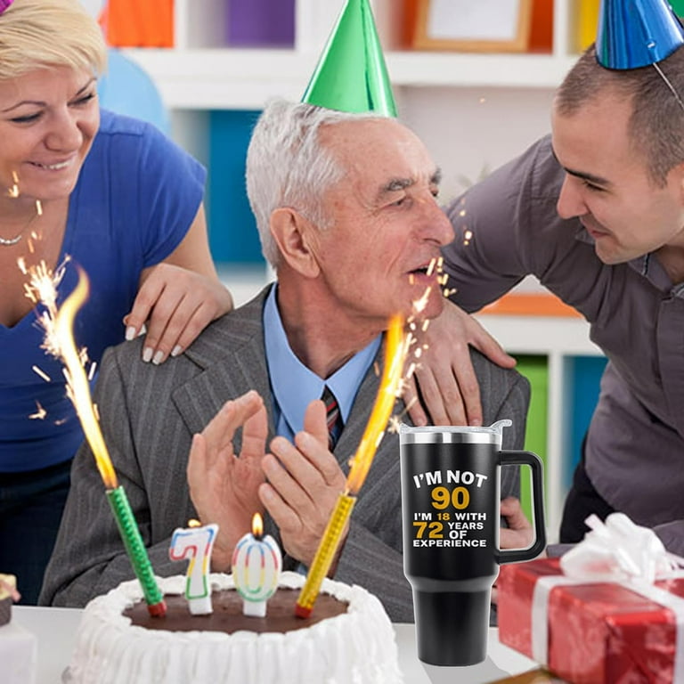 90th Birthday Gifts for Him Her 1934 Birthday Tumbler for Women