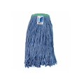 thumbnail image 2 of Synthetic String Mop Heads, 24 oz, Narrow Strips, Blue, 10 Pack, 2 of 4