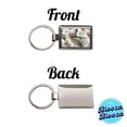 thumbnail image 4 of Horses Stunning Background Metal Rectangle Keychain, 4 of 7