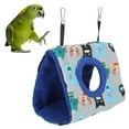 thumbnail image 4 of Pet Supplies, Comfortable Cat Pattern Pet Hammock Bird Hanging Bed Triangular  For Bird Cage For Hamster  S Cat Pattern And Blue Bottom, 4 of 8