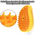 thumbnail image 2 of Steamy Cat Brush, 2024 New 3 in1 Cat Steamy Brush With Spray, Pet Steam Brush for Cat Dog Self Cleaning Steam Cat Hair Brush for Massage, Silicone Steam Pet Brush for Removing Loose Hair (yellow)4PCS, 2 of 7