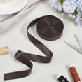 thumbnail image 4 of 5m x 20mm Foldover Leather Strips Faux Leather Trimming Tape 1mm Thick Flat Leather Cord String Lambskin Texture PU Leatherette Strap for DIY Sewing Seaming Hemming Crafts Coconut Brown, 4 of 5
