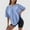 Blue, variant on Women's Cute Bow Sweatshirt Round Neck Long Sleeve Oversized Hoodie Teenage Girls' Sweatshirt Ladies Shirt Long Sleeve Valentines Day Shirts for Women Compression Long Sleeve Women Workout Top plus