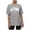 Grey, variant on HXWCHs Women Solid Organic Cotton T Shirt Women's Printed Drop Shoulder Tee Casual Round Neck Loose Fit Comfortable top for Everyday Wear M Beige