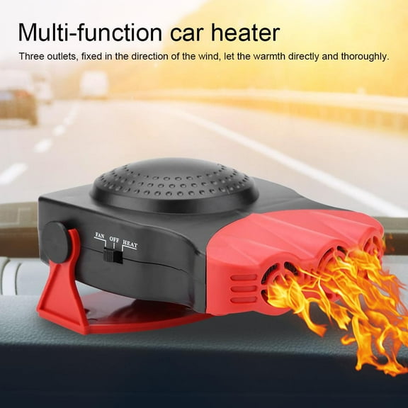 DEWIN Portable 12V 150W Car Windshield Window Defroster Ceramic Heater Cooler Fan 2 In1 Fast Car Heater Defroster