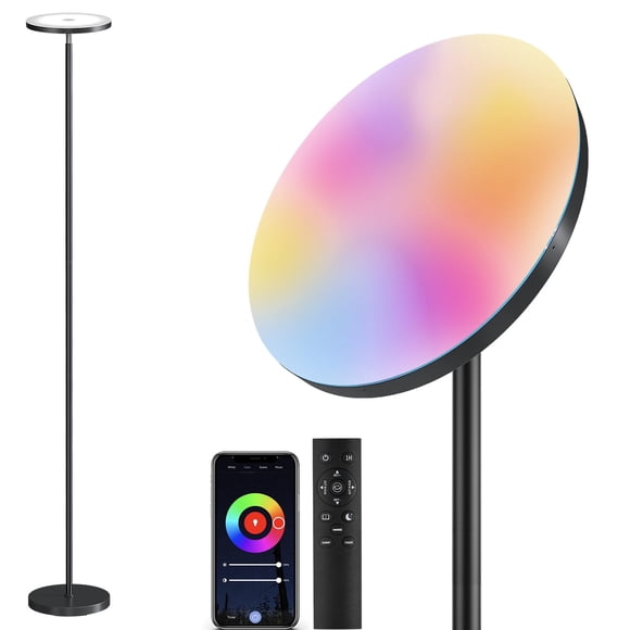 Lámpara de pie inteligente RGB SUNMORY 32 W con app y control remoto