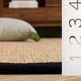 thumbnail image 6 of Safavieh Natural Fiber Jovana Solid Area Rug, Maize/Black, 6' x 8', 6 of 13