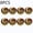 #3, variant on CHJK 8 Pcs Gradient Woven Round Placemat, 15 x 15 Inch Handmade Braided Heat Resistant Table Mat, Kitchen Dining Decor for Tabletop Protection