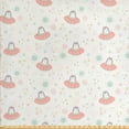 thumbnail image 1 of Cartoon Upholstery Fabric by the Yard, Pastel Art Continuous Pattern of Space Cats with Stars and Planets, Decorative Fabric for DIY and Home Accents, Eggshell Multicolor by Ambesonne, 1 of 4