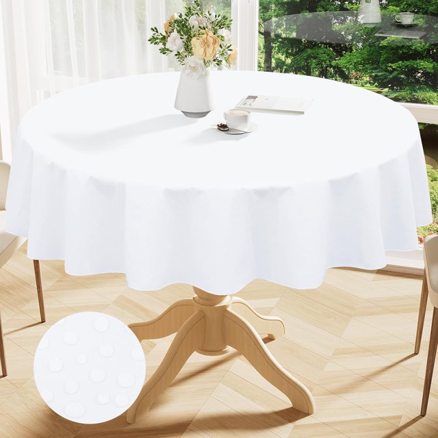 Rectangle Table Cloth x Wipeable Vinyl Tablecloths Protector Oil Spill Proof Plastic Table Cover for Dining Picnic Camping Outdoor