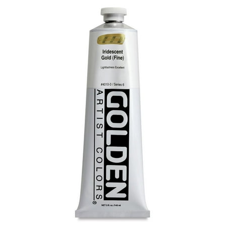 UPC: 0738797401037 | Golden Heavy Body Artist Acrylic  5 oz  Iridescent Gold (Fine)
