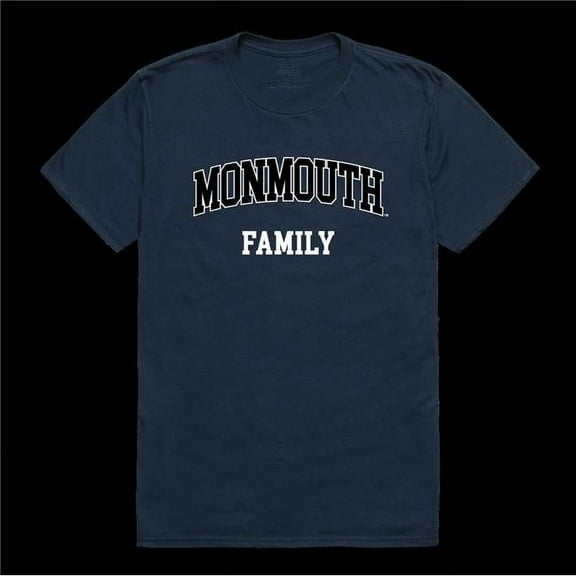 W Republic 571-345-NVY-01 Monmouth College Hawks Family T-Shirt, Navy - Small