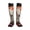 1 Black, variant on Abstract Red Koi Fish Art Printed Sports Compression Socks - 15-20mmHg Graduated Compression, High-Performance Soft and Breathable Socks for Men and Women