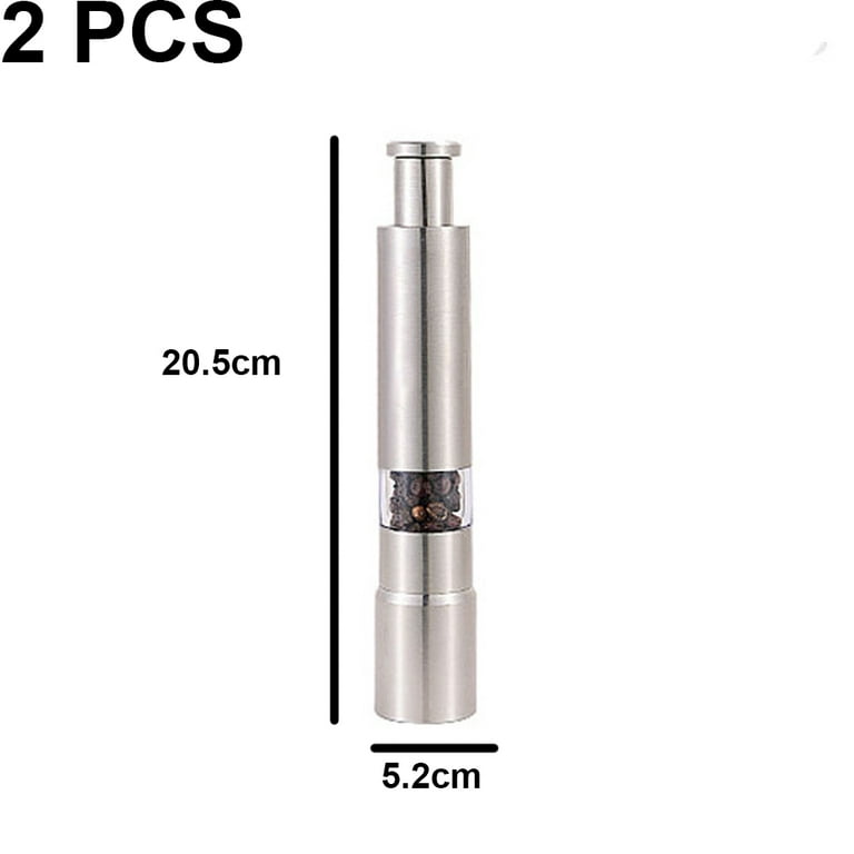 ZHA & CO. Portable Spice Grinder for Kitchen | Leak Proof Mini Seasoning  Bottles | Spice Grinder with Funnel | For Travel and Camping Spice Mill Set