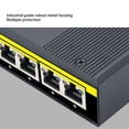 thumbnail image 3 of 5 Port Industrial Ethernet Switch, DIN Rail Ethernet Switch 4 Levels DIP Switch  for Rail Transit, 3 of 7