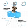 thumbnail image 2 of Nurxiovo Elevate Pet Washing Station Folding Dog Bathtub Elevate, Professional Family Bath for Small and Medium Dogs/Cats/Other Small Pet, Outdoor and Indoor, Quick Setup （Blue）, 2 of 8