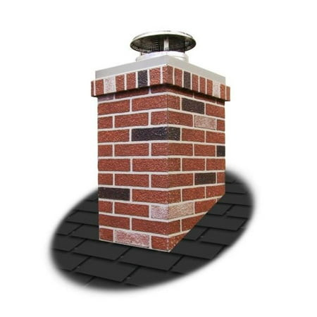 Lindemann 611101 Rectangle Cap and Trim for Chimney