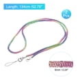 thumbnail image 2 of 2 Pcs Replacement Purse Straps, Crystal Bag Handle Sparkly Replacement for Pochette Satchel, Multicolor, 2 of 7