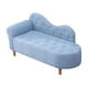 thumbnail image 3 of Sofá cama de esponja de tela Strade Fareast Limited 47x20x21 pulgadas Gris azul, 3 of 8