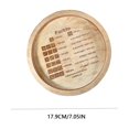 thumbnail image 1 of Bandeja clásica para juegos de dados WYBXZ con 6 dados, bandeja de madera para dados rodantes, bandeja nueva 2024 para juegos de mesa de viaje para fiestas familiares, regalo para niños adultos, 1 of 3