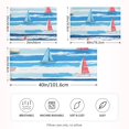thumbnail image 2 of Yayeee Pillowcase King Size Set of 2 Satin Wrinkle Resistant Pillow Case, Yellow Sailboats, 2 of 7