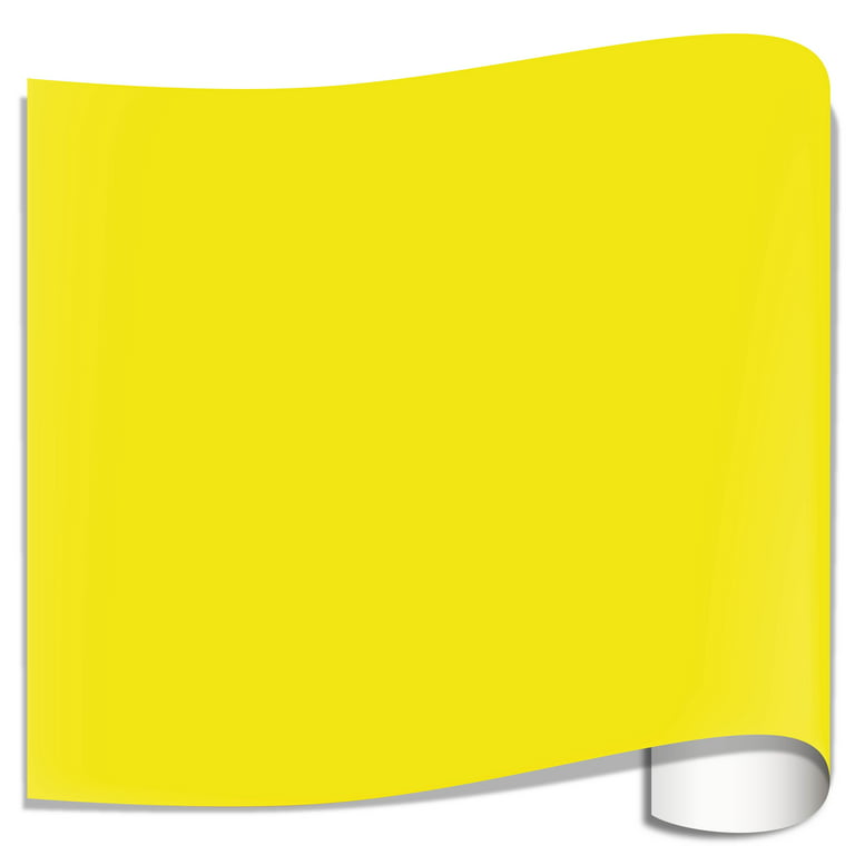 Permanent Adhesive Vinyl - 12 x 12 sheet - Brimstone Yellow