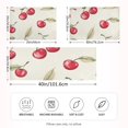 thumbnail image 2 of Yayeee Pillowcase Queen Size Set of 2 Satin Wrinkle Resistant Pillow Case, Red Cherry, 2 of 7