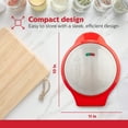 thumbnail image 6 of Holstein Housewares 12-Count Cakepop Maker, with Non-Stick Plates & Indicator Lights – Bakes 12 Sweet or Savory Pops Fast, Perfect for Birthday Treats & Holiday Party Snacks, Red, 6 of 9