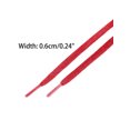 thumbnail image 3 of INSPIRE CHIC Unisex Waxed Cotton Athletic Shoelaces Flat Shoe Laces for Sneakers 1 Pair Red 80cm/31.5", 3 of 5