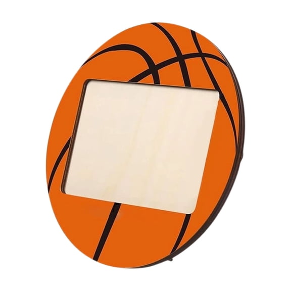 Wooden Picture Frame Hanging Ornament Baseball Sports Theme Photo Holder Ball Game Decor for Indoor Outdoor Scene Display Gift Party Decoration