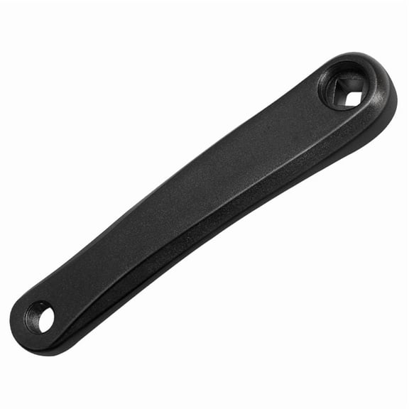 Rollbacks & More 170mm Crank Arm Mountain Bike Left Side Diamond Hole Crankset Handle Part Replacement Black