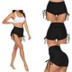thumbnail image 2 of Pantalones cortos para correr con control abdominal de cintura alta para mujer, pantalones cortos de yoga para entrenamiento con levantamiento de cadera para deportes competitivos Zhivalor LRWJ260-1, 2 of 5