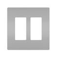 thumbnail image 1 of Legrand Plaques Murales radiant Sans Vis pour Prises de Rocker Décorateurs, 2-Gang, Gris, RWP262GRY, 1 of 1