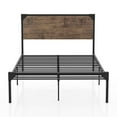 thumbnail image 3 of Bowery Hill Contemporary Metal Full Platform Bed in Brown/Dark Brown, 3 of 5