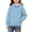 Sky Blue, variant on Girls Striped Hoodies Boys Kids Casual Long Sleeve Fall Hoodie Sweatshirts with Pocket School Winter Clothes Sky Blue, 9 Y