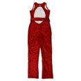 thumbnail image 6 of Womens Sleeveless Open Back Long Jumpsuits Glitter Sequins Wide Leg Belted High Waist Romper Cocktail Overall, 6 of 9