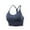 Blue, variant on Women Wirefree Travel Bra High Support Fitness Sports Bra for Women with Adjustable Straps and Maximum Comfort XXL Purple