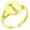 Gold, variant on Stainless Steel Sacred Lotus Unalome Minimalist Oval Top Polished Statement Signet Ring